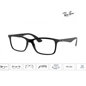 Men’s RayBan RB 7047 Black Eye glasses frames
